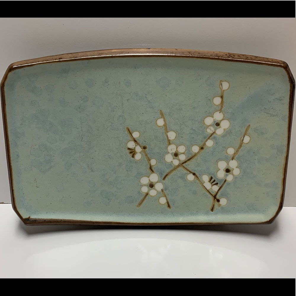 Kafuh Cherry Blossom Sushi Tray Blue